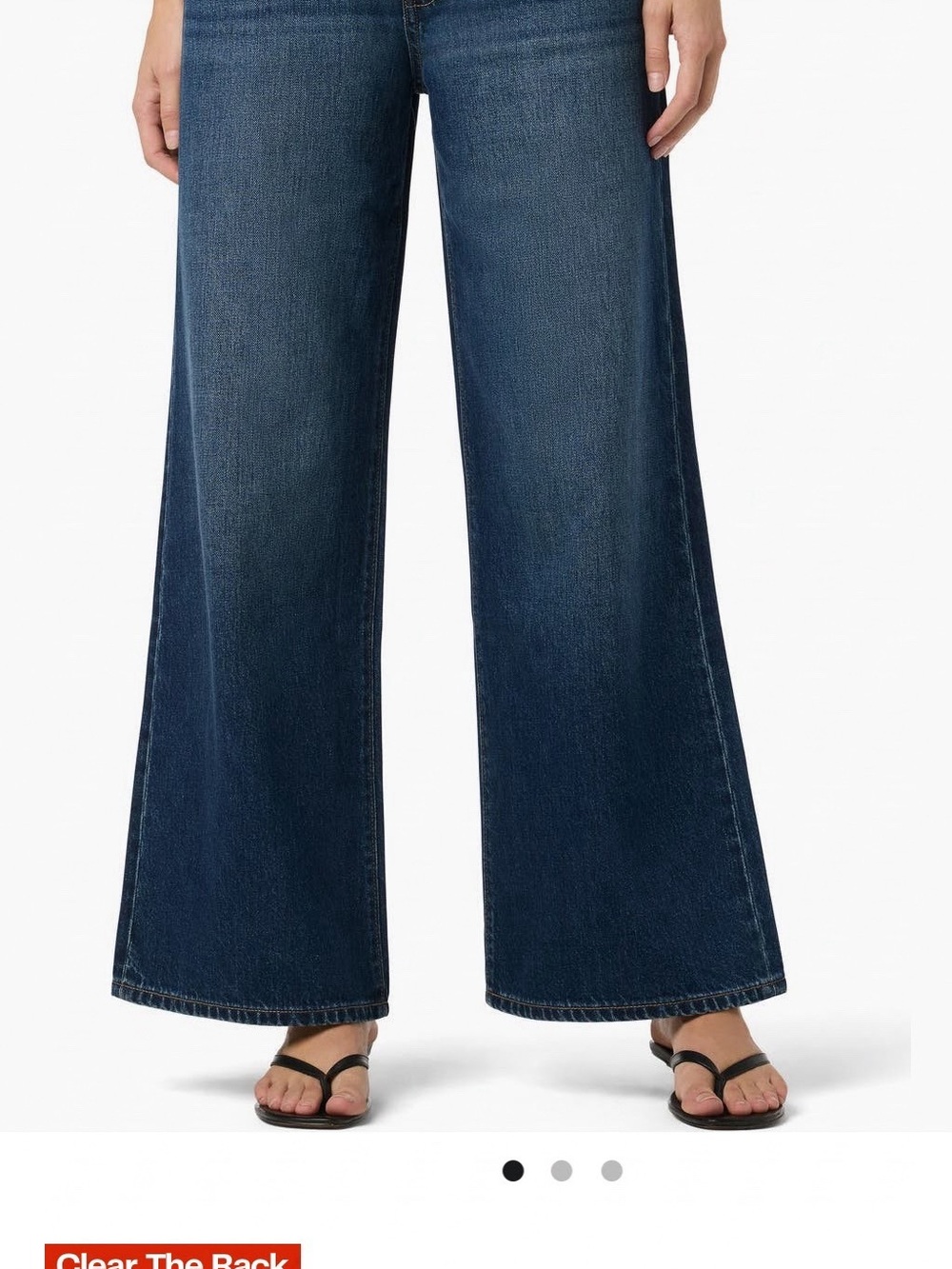 Hudson Jeans Women's Wide-Leg Flare in Deep Indigo